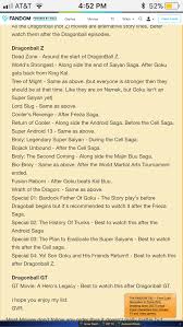 Dragon ball chronological order with movies. Order Of Dragon Ball Series And Movies Filmswalls