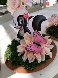 Bambi Centerpiece Girl Baby Shower Decorations Baby Birthday Party Girl Baby Girl Shower Themes