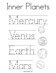 One of them is to use planets and solar system coloring pages. Inner Planets Coloring Page Twisty Noodle
