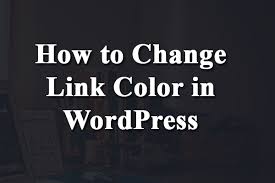 Hover over the suggested color combinations for live preview. How To Change Link Color In Wordpress Hover Posts Pages