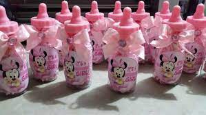 Minnie Mouse Baby Bottle Shower Party Favors Baby Shower Favors Minnie Mouse Baby Shower Mini Mouse Baby Shower Minnie Baby Shower