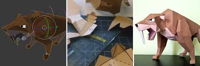 3d tiere vorlagen zum ausdruclken / papershape 3d origami tierkopfe das kostet zwar wesentlich mehr zeit aber die ergebnisse sind absolut sehenswert. Vom 3d Modell Zum 3d Papercraft Objekt Designdoppel Graphic Recording Illustration Und Animation