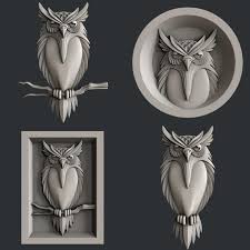 3d Stl Models For Cnc Router Owl Etsy In 2020 Cnc Router Cnc Router Projects Router Projects