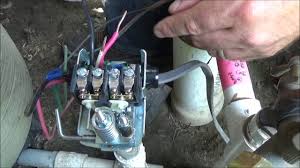 Check both sides of the switch to confirm zero voltage and you are ready to remove the pump. Replacing A Well Pump Pressure Switch Burnt Contact Points Youtube