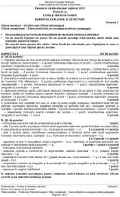 Absolvenții de liceu susțin, pe 1 iulie, prima probă scrisă a examenului de bacalaureat, cea la limba și literatura română. Barem Limba RomanÄƒ Bac 2019 Vezi Barem Subiecte Profil Uman RezolvÄƒri È™i NotÄƒ Antena 1