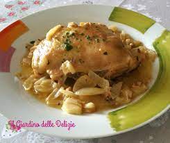 2 cucchiai di olio extra vergine di oliva. Sovracoscia Di Pollo Alle Cipolle Il Giardino Delle Delizie