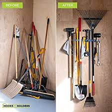 This waterproof rack can support up to 35 pounds. Tool Organizers And Storage 9 Grip Wall Mounted Garden Tool Rack Garden Tool Organizer Broom Holder Wall Mount Garage Organization Garden Tool Storage Broom Holder Garage Storage Hooks N Holders Amazon Ae Kitchen