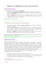 Poesia Analisi Del Testo Poesie Image