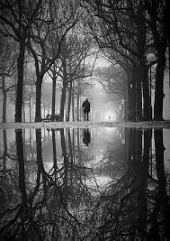 Strandvagen After Snow White Photography Reflection Photography Black And White Photography
