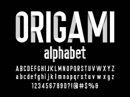 Folded Font Vector Art Icons And Graphics For Free Download