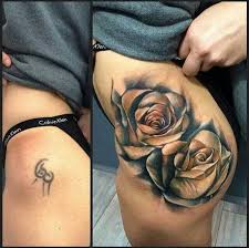 Tattoo Cover Up Rose Hip Placement Cover Up Tattoos Thigh Tattoos Women Cover Up Tattoos For Women