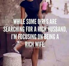 Strong women only scare weak men. While Some Girls Are Searching For A Rich Husband I M Focussing On Being A Rich Girl Woman Quotes Boss Lady Quotes Babe Quotes
