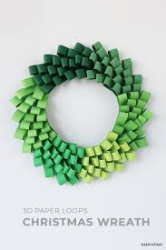 Welcome to this class how to pay watercolor cactus and succulents and then turning it into a beautiful reef. Diy Ombre Christmas Wreath From Paper Loops Free Templates Papershape