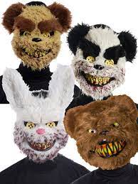 Maybe you would like to learn more about one of these? Adult Killer Teddy Bear Halloween Mask Mens Zombie Rabbit Fancy Dress Accessory Ebay
