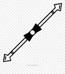 Select from 35654 printable crafts of cartoons, nature, animals, bible and many more. Double Spear Coloring Page Clipart 3576623 Pinclipart