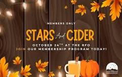 Stars & Cider 2026 ~ Docent and Member Party!
