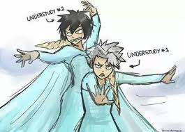 Gray And Lyon Elsa S Understudies For Freezing Fairy Tail Frozen Cross Over Good Lord Fairy Tail Anime Fairy Tail Guild Fairy Tail