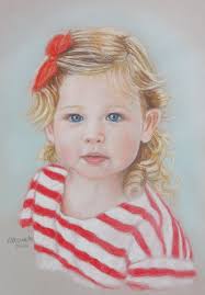 Custom Child Portrait, Baby Portrait From Photo, Kids Family Children  Portrait Commission, Original Art, Christmas Gift