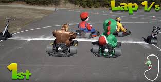 Kyle busch drives in all three nascar national series and races full time in the nascar cup series. Nascar S Kyle Busch Races In Real Life Mario Kart