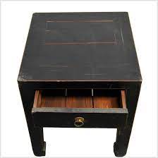 Check spelling or type a new query. Antique Chinese Black Lacquer Side Table