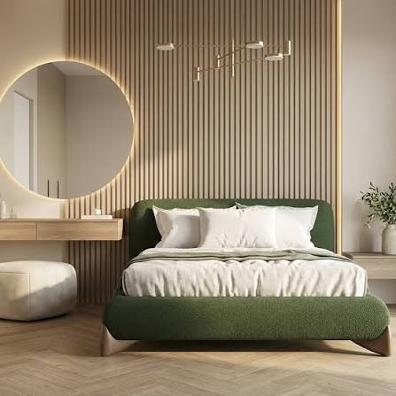 New bedroom set installed in a rental apartment in Mauritius after a furniture exchange