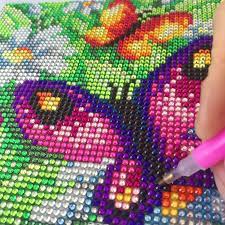 4 out of 5 stars. Art Creations Diamond Canvas Butterflies Arts Crafts Activity