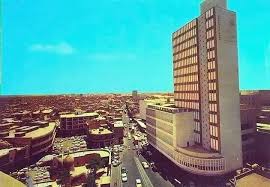 مصرف الرافدين في بغـــداد عام 1966 skyscraper building house styles