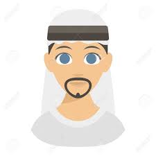 Muslim Religious Man Traditional Islamic Adult. Cute Cartoon Arabic Boy  Traditional Dress Ethnicity Religious People. Arabic Man Ethnic Portrait  Royalty Free Cliparts, Vectors, And Stock Illustration. Image 66557552.