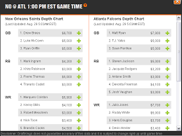 Stack Your Draftkings Nfl Line Up Online Poker Update