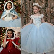 Cinderella Dress Kids Girls Dresses Cape Costume Princess Party Fancy Dress Birthday Girl Dress Cinderella Dress For Girls Cinderella Dress Kids