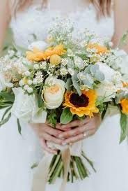 The beauty of choosing your artificial wedding bouquets from beautiful bouquets, is that your flowers will remain a timeless reminder of your wedding day. Bright Wedding Bouquet Ideas With Sunflowers Emmalovesweddings