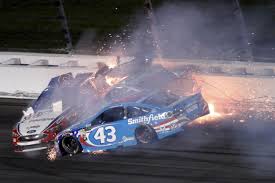 Two drivers seriously hurt in accident. Aric Almirola Hospitalized After Nascar Crash With Danica Patrick Joey Logano Bleacher Report Latest News Videos And Highlights