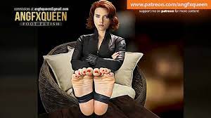 Black Widow feet foot fetish wrinkled soles JOI - XVIDEOS.COM