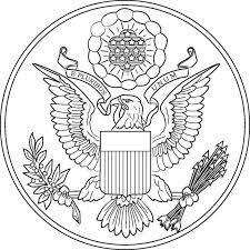 The great seal is a principal national symbol of the united states.the phrase is used both for the physical seal itself, which is kept by the united states secretary of state, and more generally for the design impressed upon it.the obverse of the great seal depicts the national coat of arms of the united states. Pin On Holiday Coloring Pages