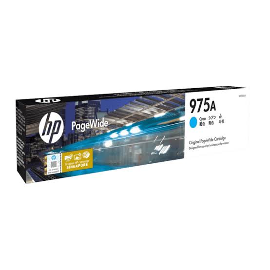 HP 975XL High Yield Cyan Original PageWide Cartridge
