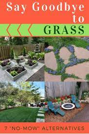 Goodbye Grass 13 Inspiring Ideas For A No Mow Backyard Backyard Grass Landscaping Backyard Grass Alternative Lawn Alternatives