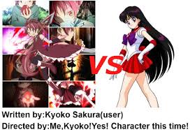 Kyoko Sakura Vs Sailor Mars Puella Magi Madoka Magica Death Battles Madoka makes the decision to become a magical girl, wishing to prevent all witches from the past, present and future from coming into existence in the first place, a wish made possible by the massive. puella magi madoka magica death battles