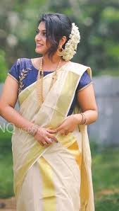 Kerala mallu in kasavu saree. 100 Kerala Traditional Mallu Style Ideas In 2021 Set Saree Kerala Saree Saree Designs
