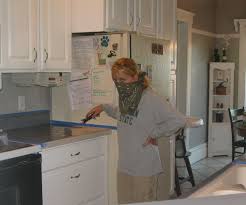 kammy's korner: painted kitchen counter