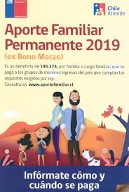 El aporte familiar permanente o bono marzo comenzó su primera entrega a partir del 15 de febrero para un grupo de beneficiarios, los que alcanzan cerca de 425 mil familias. Inician Pagos Al Segundo Grupo De Beneficiarios Del Aporte Familiar Permanente 2019 Diario Digital El Calbucano