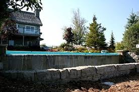 It's somewhere in even if you have a small backyard you can still fit in a small pool. In Ground Swimming Pool Construction In A Sloped Backyardjones Pools