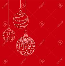 Maybe you would like to learn more about one of these? Vector Christmas Invitation Card From Three White Christmas Ball Toy On Red Background Hand Drawing Christmas Tree Ball Toy Royalty Free Cliparts Vectors And Stock Illustration Image 114437719