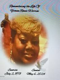 Yvonne Rena Warren Obituary (1978