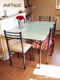 Check spelling or type a new query. Painting A Glass Table Top Glass Top Table Glass Kitchen Tables Glass Table