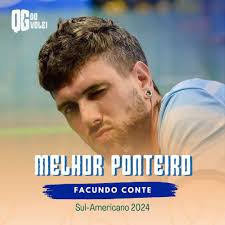 QG do Vôlei على X: "O argentino Facundo Conte, atleta do Ciudad, foi eleito  o melhor ponteiro do Sul-Americano 👏🏻 #VoleiNoSportv  https://t.co/gn6ZbX1cUR"