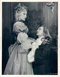 1966 Hollywood Actors Barbara Baxley & George Grizzard Press Photo