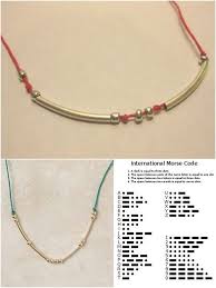Diy Anthropologie Inspired Morse Code Necklace Bracelet Diy