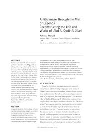 Sementara itu, pemetaan kader setiap jenjang terhadap kepengurusan organisasi dapat dilihat dari piramida berikut ini. Pdf A Pilgrimage Through The Mist Of Legends Reconstructing The Life And Work Of Abd Al Qadir Al Jilani