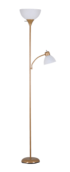 For quick assembly and easy cleaning, this accent lamp includes. Mainstays 72 Combo Floor Lamp With Adjustable Reading Lamp Gold Walmart Com Walmart Com