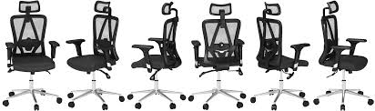 Mfavour Ergonomic PC Office Chair with Adjustable HeadrestArmrests, Lumbar  Support, Better Spine Protection for Long Sitting, Breathable Chair,  Maximum Load 150 : Amazon.de: Home & Kitchen